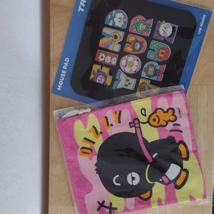 Mouse Pad and Drawstring Bag
